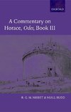 A Commentary on Horace, Odes, Book III