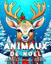 Animaux de Noël Livre Coloriage Adulte