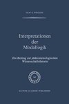 Interpretationen der Modallogik