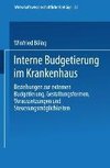 Interne Budgetierung im Krankenhaus