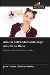 Analisi dell'andamento degli omicidi in Italia