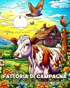 Libro da Colorare per Adulti Fattoria di Campagna