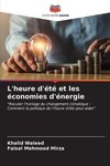 L'heure d'été et les économies d'énergie