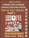 Matching Chinese Characters and Pinyin (Part 1)