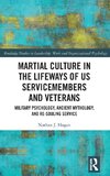 Martial Culture in the Lifeways of US Servicemembers and Veterans