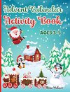 Advent Calendar Activity Book for Kids Ages 3-5