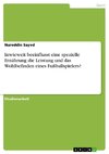 Inwieweit beeinflusst eine spezielle Ernährung die Leistung und das Wohlbefinden eines Fußballspielers?