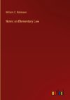 Notes on Elementary Law