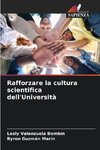 Rafforzare la cultura scientifica dell'Università