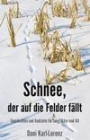 Schnee, der auf die Felder fällt