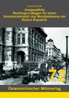 Ausgewählte Rechtsgrundlagen für einen Assistenzeinsatz des Bundesheeres der Ersten Republik