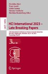 HCI International 2023 ¿ Late Breaking Papers