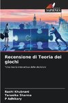 Recensione di Teoria dei giochi