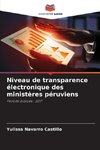 Niveau de transparence électronique des ministères péruviens