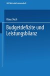 Budgetdefizite und Leistungsbilanz