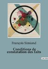 Conditions de constatation des faits