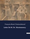 Lettre De M. De  Montmorency