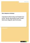 Organisationsberatung am Beispiel der Firma 