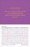 Lehr- und Instruktionsstunden für Teilnehmende der erkenntniskultischen Arbeit 1906 - 1923 nach Gedächtnisaufzeichnungen