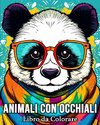 Libro da Colorare Animali con Occhiali