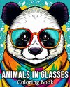 Animals in Glasses Coloring Book