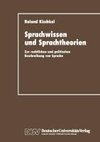 Sprachwissen und Sprachtheorien