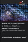 Metodi per studiare problemi ai limiti non lineari per supporti con memoria