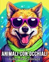 Libro da Colorare Animali con Occhiali