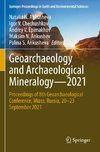 Geoarchaeology and Archaeological Mineralogy¿2021