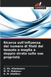 Ricerca sull'influenza del numero di filati del tessuto a maglia a doppio strato sulle sue proprietà