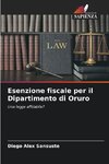 Esenzione fiscale per il Dipartimento di Oruro