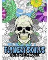 Flowery Skulls Coloring Book