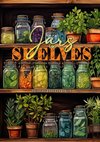 Jars in Shelves Grayscale Coloring Book for Adults