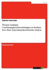 Thomas Sankaras Unabhängigkeitsbestrebungen in Burkina Faso. Eine dependenztheoretische Analyse