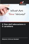 Il fine dell'educazione è il carattere