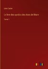 Le livre des syndics des états de Béarn