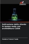 Sottrazione dello sfondo in tempo reale con architettura CUDA