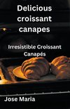 Delicious croissant canapes