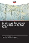 Le paysage des saisons Interprétation de Rauf Parfi