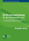 Richtsatzsammlung für das Kalenderjahr 2022