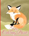 Fox Coloring Book For Kids