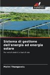 Sistema di gestione dell'energia ad energia solare