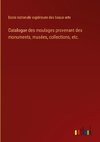 Catalogue des moulages provenant des monuments, musées, collections, etc.