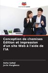 Conception de chemises Édition et impression d'un site Web à l'aide de l'IA