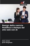 Design della camicia Modifica e stampa del sito web con AI