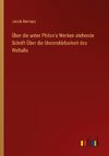 Über die unter Philon's Werken stehende Schrift Über die Unzerstörbarkeit des Weltalls