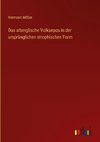 Das altenglische Volksepos in der ursprünglichen strophischen Form