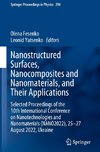 Nanostructured Surfaces, Nanocomposites and Nanomaterials, and Their Applications