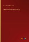 Catalogue of the Leeser Library;