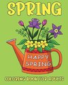 Spring Coloring Book for Adults